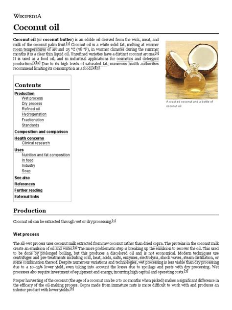 coconut oil wiki